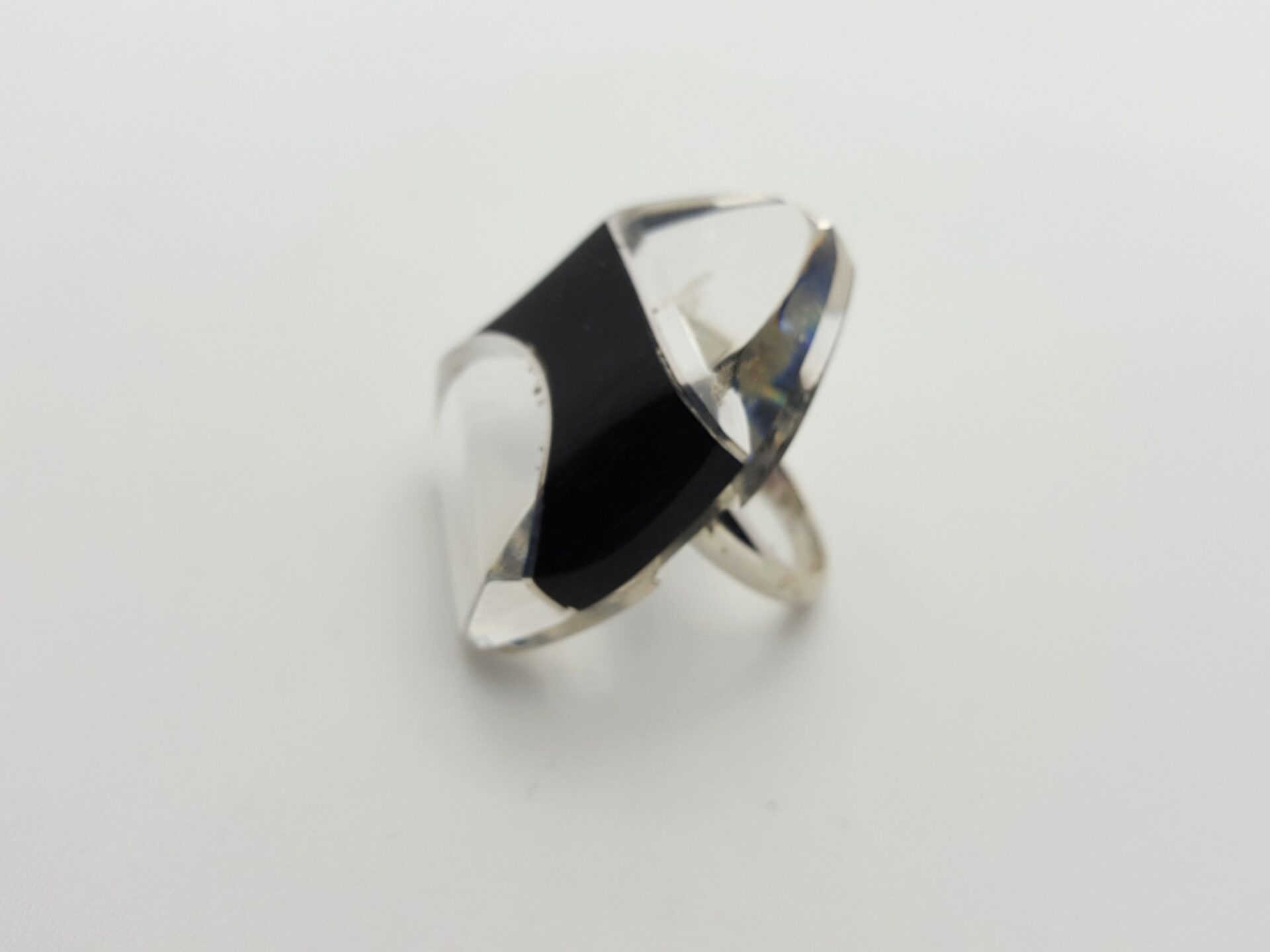 Bague cristal ébène africaine