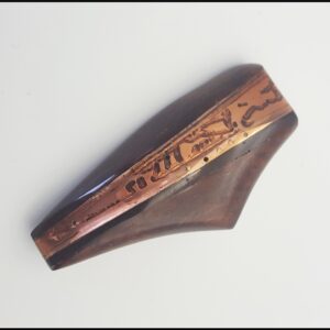 broche amourette ( bois précieux ) bronzeEF laqué